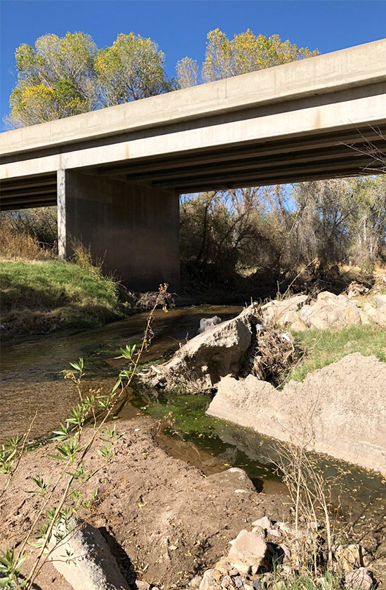 Ruby Road Bridge at Potrero Creek
