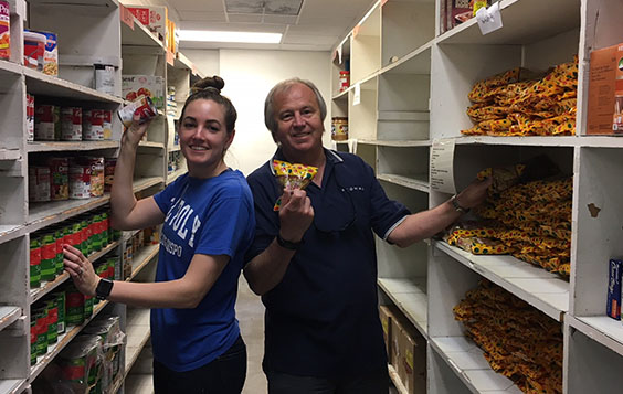 Restocking SVC Pantry